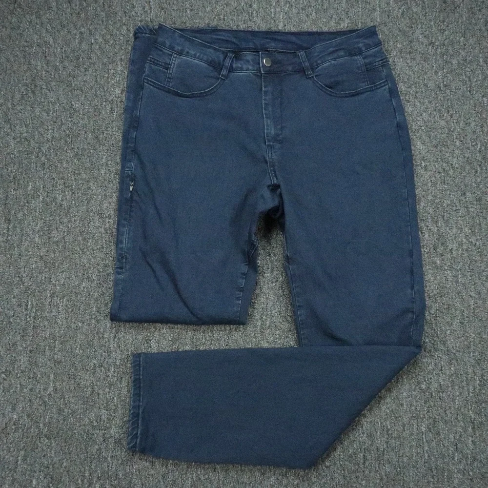 BYLT Jeans Mens 34x33 Blue Tech Denim Everyday Straight Zip Pocket Stretch